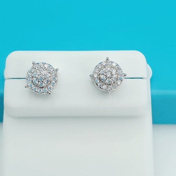 "925 Sterling Silver CZ Beautiful Earrings for Women, 1USPAR4177 - Picture 2 of 11